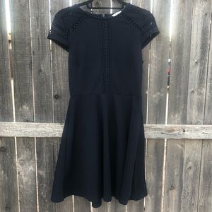 H&M Lace Detail Skater Dress